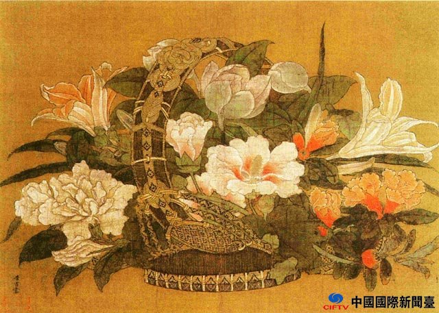 (《夏花篮图》)