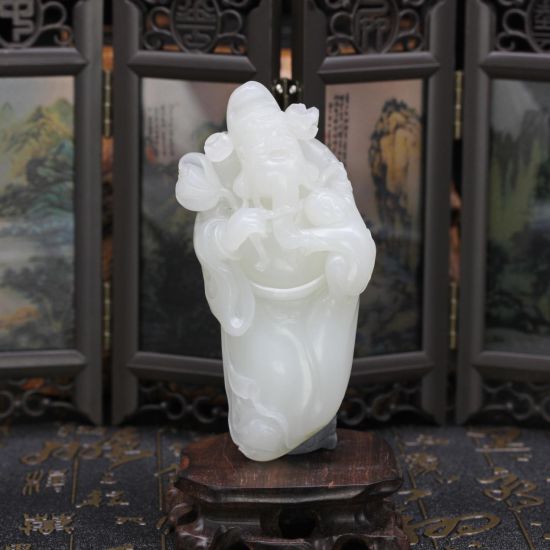 于士荣作品——童子戏财神