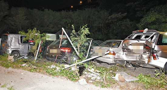 香港连发两起车祸1人命危司机均报称为闪避野猪
